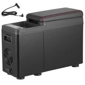 Car Refrigerator, 12 Volt Car Armrest Refrigerator Fridge, 8 L Single Zone Portable Freezer, -4-68 F Adjustable Range