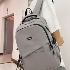 Lightweight And Large Capacity, Computer Luggage Bag, Travel Backpack (Option: White)