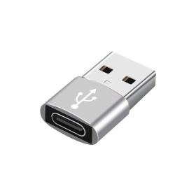USB 3.0 To USB Type-C 3.0 Adapter Mini High-Speed USB Type C Female To USB Type A Male Charging Data Sync OTG Adapter Converter (Quantity: 1Pcs, Color: Silver)