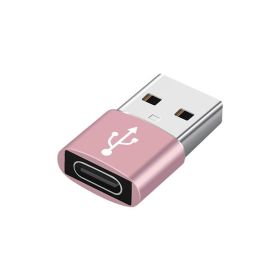 USB 3.0 To USB Type-C 3.0 Adapter Mini High-Speed USB Type C Female To USB Type A Male Charging Data Sync OTG Adapter Converter (Quantity: 1Pcs, Color: Rose Gold)
